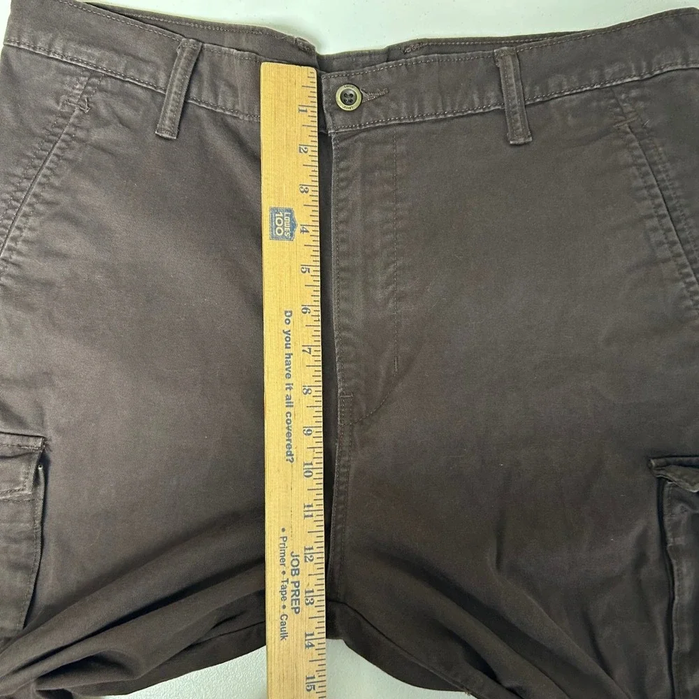 Levi Strauss Cargo Jogger Mens 38x32 (fit 38x29) Brown Tapered Utility Pants